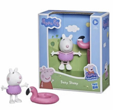 Brand New Peppa Pig Peppa’s Adventures Fun Friends Suzy Sheep &amp; Flamingo Figure - £14.05 GBP