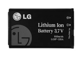 LG Replacement 950mAh OEM Battery (LGIP-531A) for Select LG Cellphones - $8.13 CAD