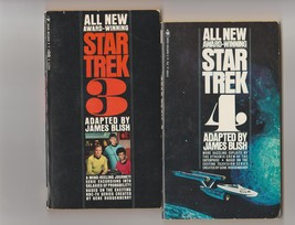 James Blish Star Trek 3, 4, 5 &amp; 7 all 1st printings nice set - £23.92 GBP
