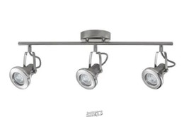 Hampton Bay 2 ft. 3-Light Brushed Steel LED Track Lighting Kit - £59.35 GBP