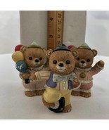 Homco Circus Teddy Bears #1449 Porcelain Figurines Lot of 3 - $9.05