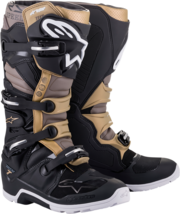 Alpinestars Mens MX Offroad Tech 7 Boots Black/Gray/Gold 8 - £373.46 GBP