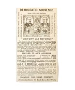 President Cleveland Democratic Souvenir 1885 Advertisement Victorian ADB... - $367.61 MXN