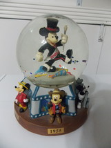 Disney Mickey Millennium Musical Snowglobe  - £36.05 GBP