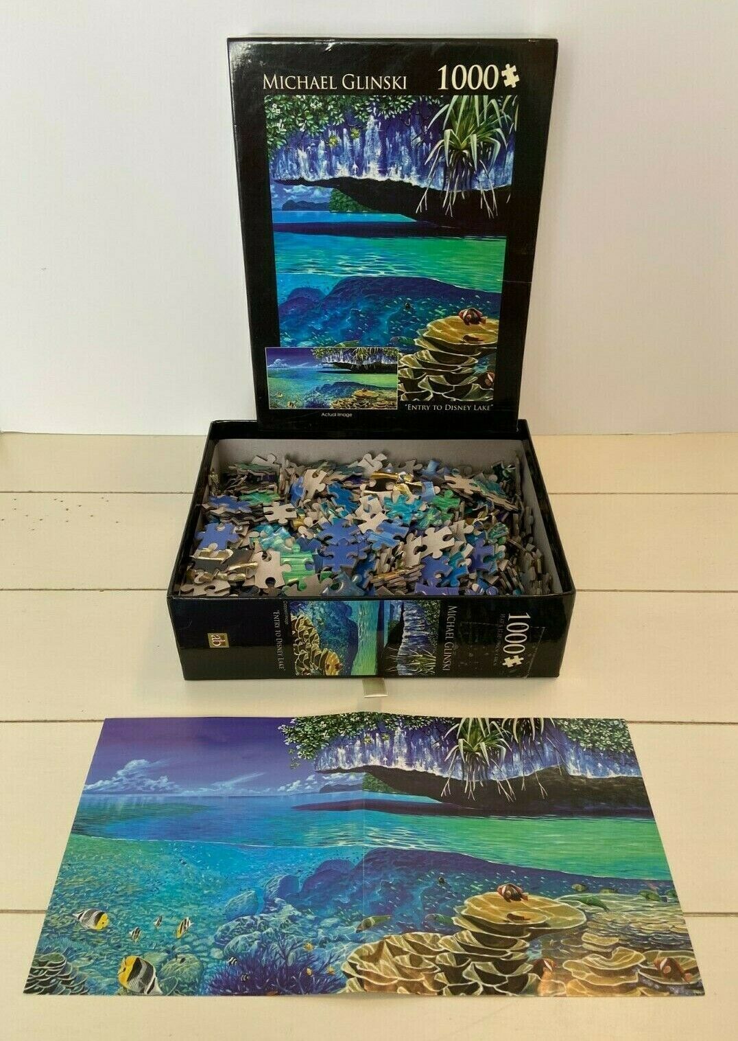 Michael Glinski Entry to Disney Lake 1000 Piece Jigsaw Puzzle - $22.91