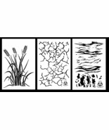 3PACK Camouflage Camo Paint Duck Boat Stencils 14&quot; -  Cracked Earth Whea... - $261.68 MXN