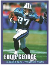 Tennessee Titans Eddie George 2000 Pinup Photo 8x10 - $1.99