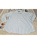 Polo Ralph Lauren Shirt Men’s 2XL Yellow Striped Westerton Long Sleeve B... - £12.89 GBP