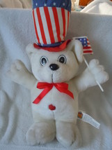 Vintage Good Stuff Patriotic 15” Plush Bear - £4.50 GBP