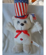 Vintage Good Stuff Patriotic 15” Plush Bear - £4.71 GBP