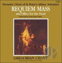 Monastic Choir of St. Peter&#39;s Abbey Solesmes * Requiem Mass* Gregorian G... - $14.95 CAD