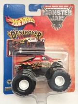 Hot Wheels Monster Jam Monster Truck THE DESTROYER #7 Red Die Cast 1/64 Scale - £68.40 GBP