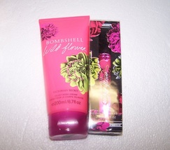 Victoria&#39;s Secret Bombshell Wildflower  2 Piece Set Velvet Body Cream &amp; ... - £29.97 GBP