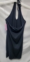 Women's  Large Black Sleeveless Halter Convertible Knit Bodycon Dress Wild Fable image 3