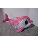 TY Beanie Boos Sparkles Pink Dolphin 2014 New with Tags 12&quot; - £9.89 GBP