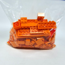 Lego Color Sorted Lot Orange 5.8 Ounces Assorted Pieces Bricks - £13.05 GBP