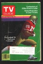 TV Guide 9/2/1978-Pro Football 78 cover-New York Metro editio-VG - £18.12 GBP