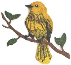 Nature Weaved in Threads, Amazing Birds Kingdom [Single Yellow Warbler Bird ] [C - £10.27 GBP