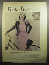 1951 Peck and Peck Hadley Cashmere Ad - photo by Tom Palumbo - £14.56 GBP