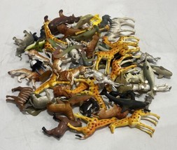 Vintage Lot Of Mixed Animals Unbranded Plastic Toys Pre Owned - $29.69