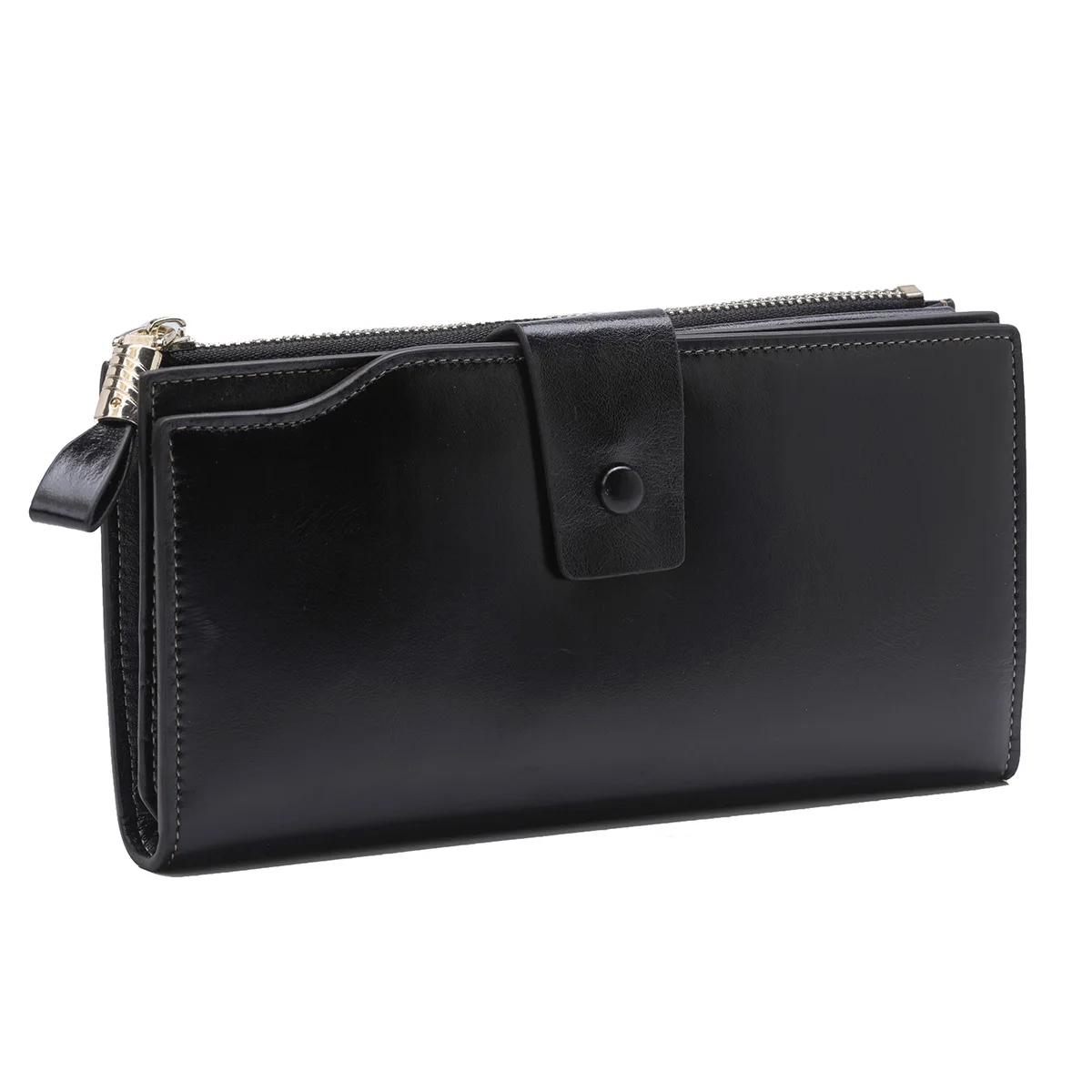 New Women Leather Wallets Female Zipper Purses Big Capacity Woman Purse Ladies L - £61.95 GBP