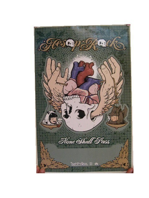 Aesop Rock Poster None Shall Pass - $13.49
