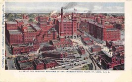 Anheuser Busch Brewery Aerial View St Louis Missouri 1907 postcard - £7.87 GBP