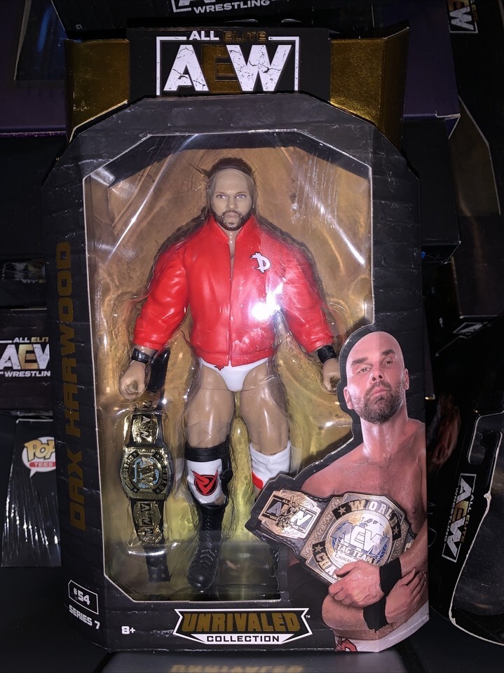 All Elite Wrestling Dax Harwood Action Figure Unrivaled Collection Serie... - $8.41