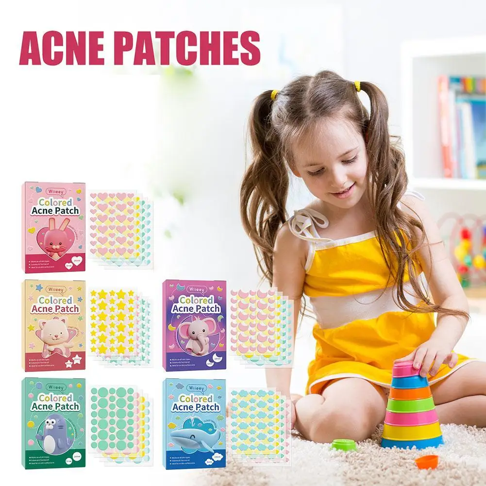 144 PCS Cute Star Pimple Patch Acne Colorful Invisible Acne Removal Skin Care St - £18.78 GBP