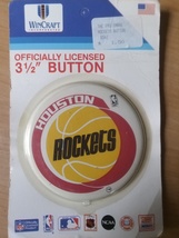 90s Houston Rockets 3 1/2 in Button Wincraft - £7.80 GBP