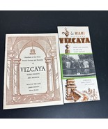Vintage Advertising Pamphlet Vizcaya Dade County Art Museum Miami FL Bro... - $49.23 CAD