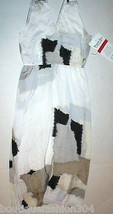 New Womens Kensie 8 Dress Beautiful White Black Gray Khaki Tan Sleeveless Silky - £102.87 GBP