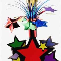 Stellar Glow Party Centerpiece - Vibrant Multi-Color Star Decoration (1 Count) - - $31.67