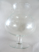 Princess House Heritage Pedestal Round Crimped edge Pedestal Bowl Vase C... - €16,87 EUR