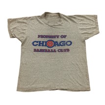 Vintage 1988 Property of Chicago Cubs Baseball Club Single Stitch T-Shir... - £19.58 GBP