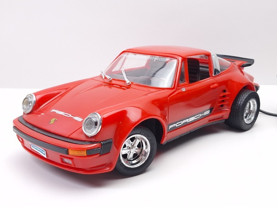 New Bright 1986 Red Porsche Remote Control RC Car TESTED Item image 2