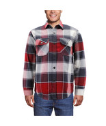 Men’s Snap Button Long Sleeve Plaid Soft 100% Cotton Flannel Button Up S... - $35.30