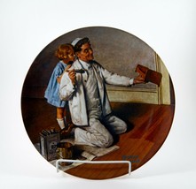 Norman Rockwell Plate &quot;The Painter&quot; Limited Edition Initialed Numbered Vintage - £5.52 GBP