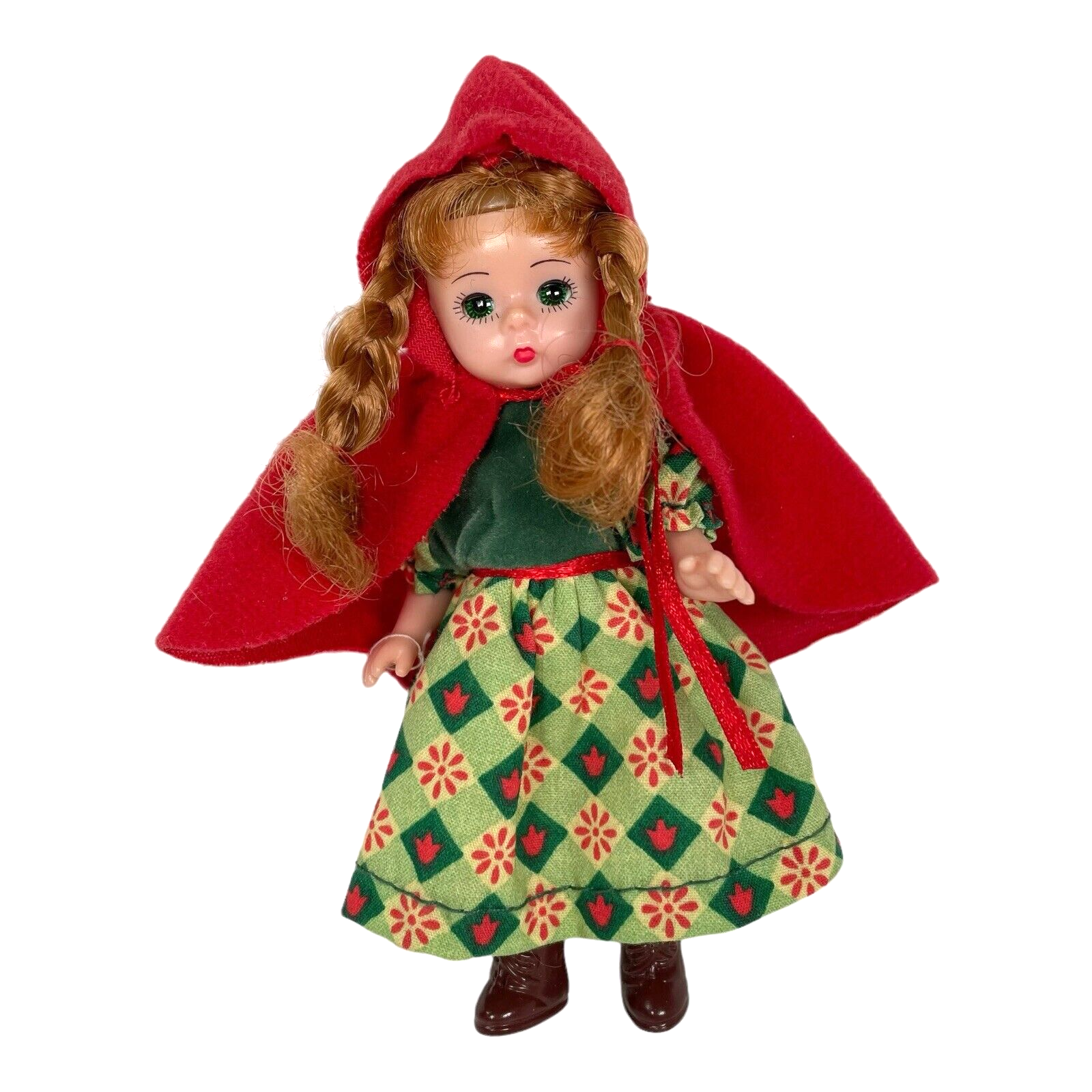 2002 Madam Alexander Little Red Riding Hood Toy 5.5" H Arms Legs Moveable - $18.70