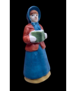Vintage Christmas Village Caroler Woman Female Figure Figurine Victorian... - €12,74 EUR
