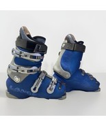 Womens Blue Ski Boots Lange World Cup 100 Team Power Plate Size 7 - $93.49