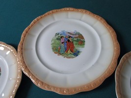 Zsolnay Hungary 1960s Platter And 4 Plates Signed &quot;Eva&quot; (Zeisel?) Rare!! [Zs] - £182.01 GBP
