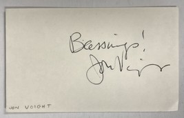 Jon Voight Signed Autographed 3x5 Index Card #2 - £15.66 GBP