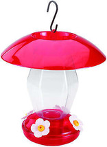 More Birds Jubilee 20 oz Plastic Hummingbird Feeder with Built-In Ant Moat - £27.83 GBP