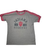 Indiana Hoosiers IU University T-Shirt Mens Sz XL 46/48 Gray Red Knights... - $16.14