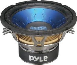 Pyle PLI090BL 10&quot;Car Subwoofer Audio Speaker Blue ConeChrome-Plated Stee... - $40.49