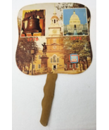 Moody&#39;s Pharmacy Hand Fan Fairview Heights Illinois 1976 Bicentennial USA - £11.67 GBP