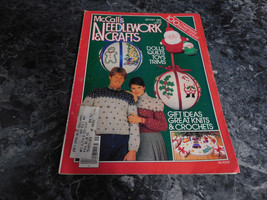 McCall&#39;s Needlework &amp; Crafts September October 1982 Fur Trimmed Stockings - £2.35 GBP