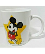 Mickey Mouse Mug Jerry Leigh 2-sided Image Yellow Star Park Mug Walt Disney - £14.95 GBP