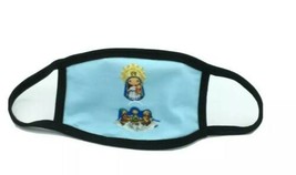 Handmade kids Face Mask Cover Virgen Caridad Del Cobre Covering washable Cotton - £9.46 GBP